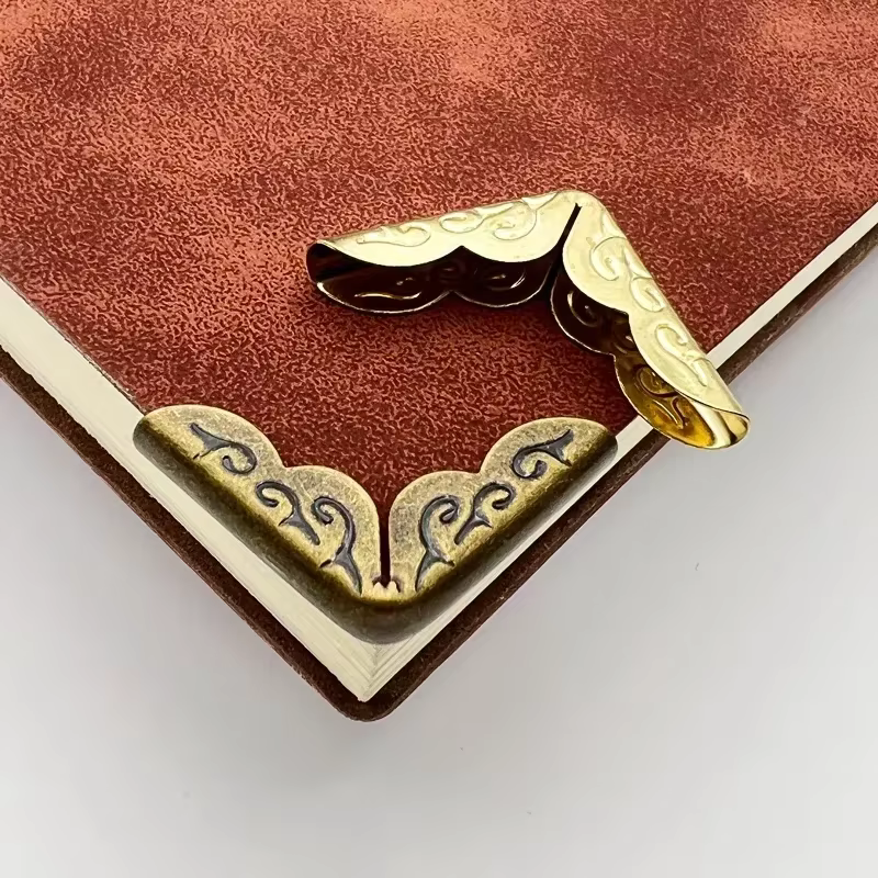 Scrapbooking Albums protecteurs d'angle Menus dossiers carte fichier Menu livres en métal protecteurs d'angle artisanat décoration en gros
