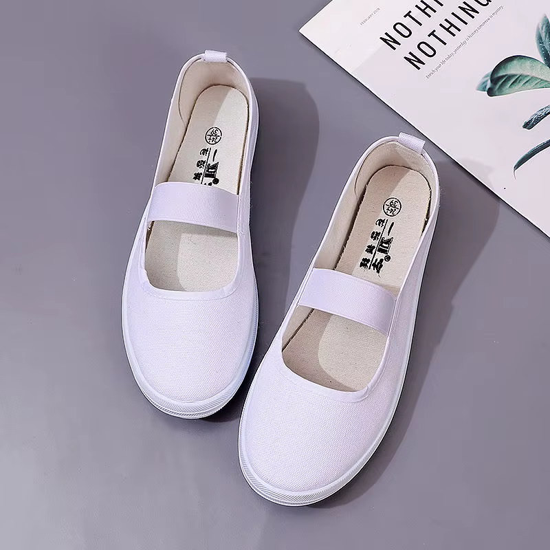 Chaussures pour femmes bas blanc dames