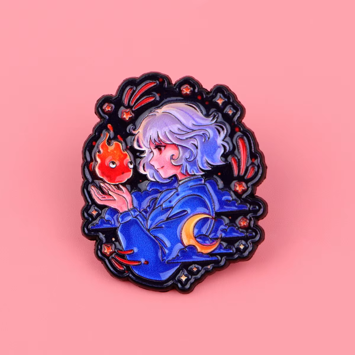 GérGifts-Broches émaillées de films d'anime japonais, épinglettes, insigne sur le sac à dos, accessoires de costume, bijoux de mode