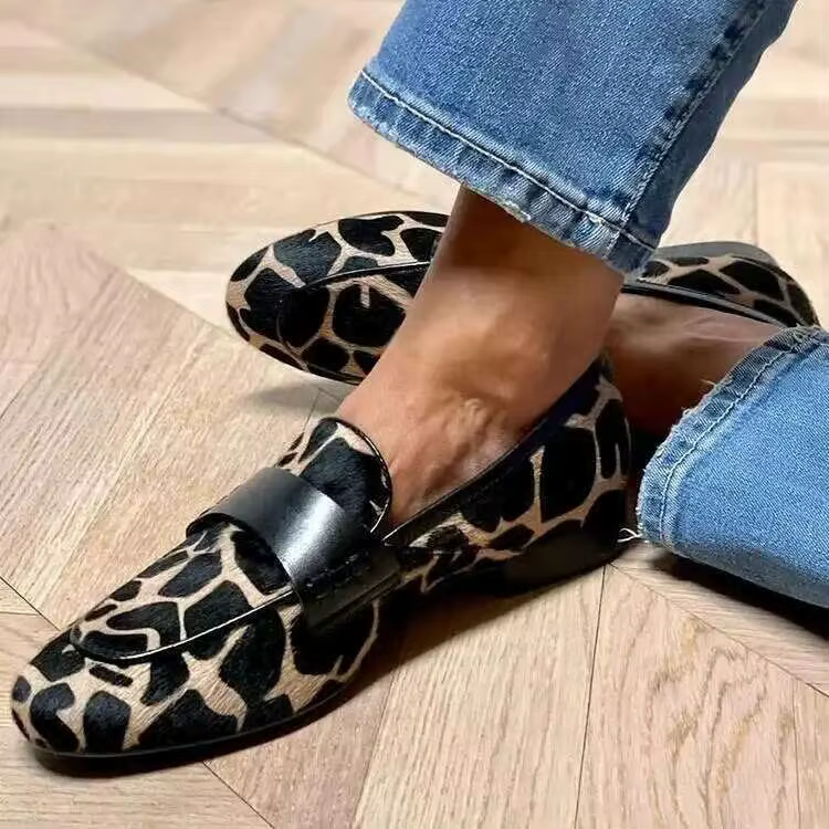 Chaussures à talons plats