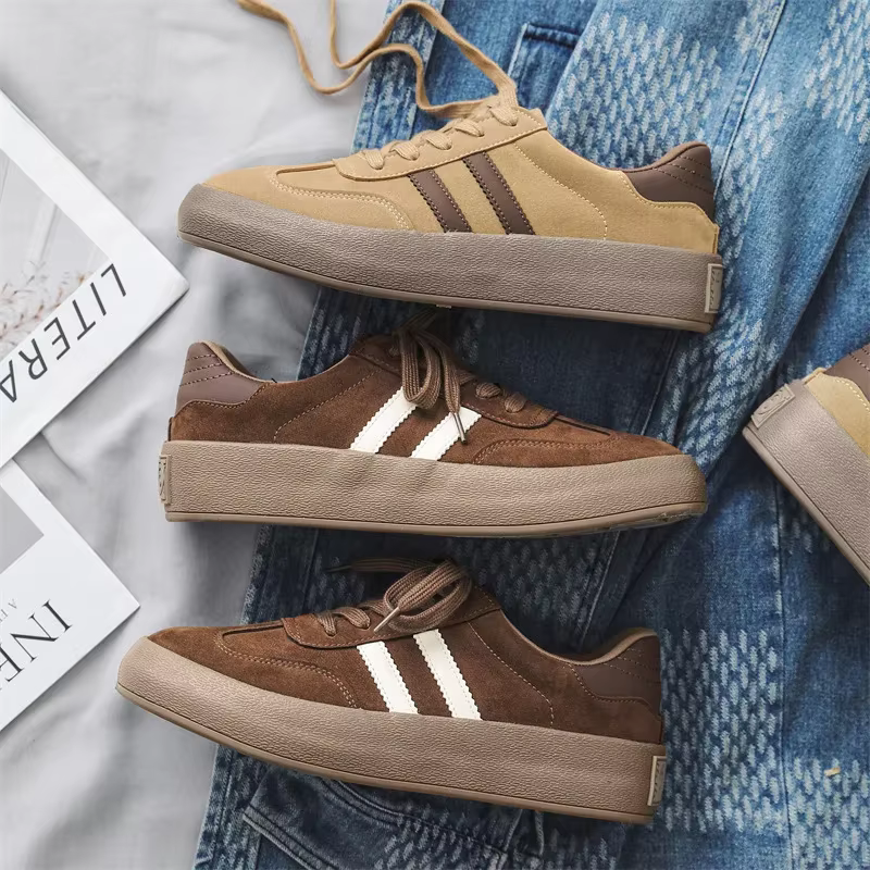 Chaussures de planche décontractées à semelle optique pour hommes