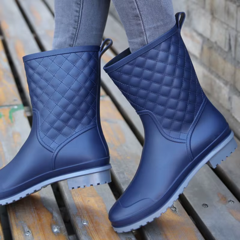 2025 nouvelles femmes bottes de pluie mode anti-dérapant
