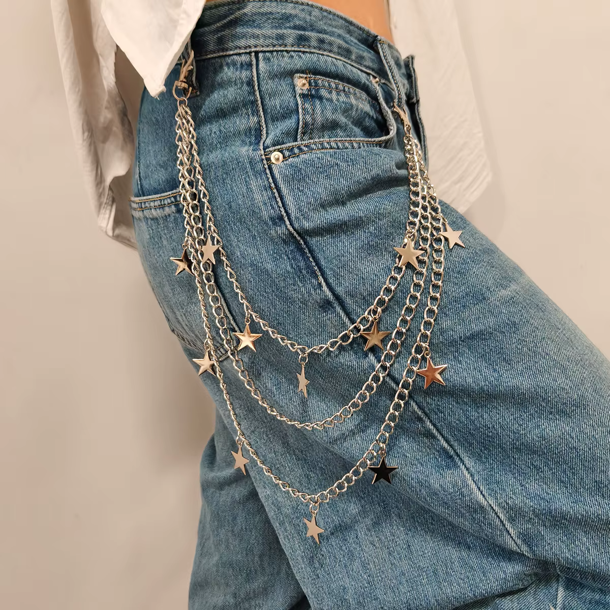 Ceintures en chaîne pour jean