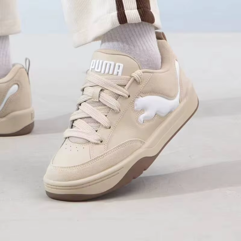 PUMA Unisex Park Lifestyle SD Putty Beige Chunky Bread Skate Shoes Chaussures