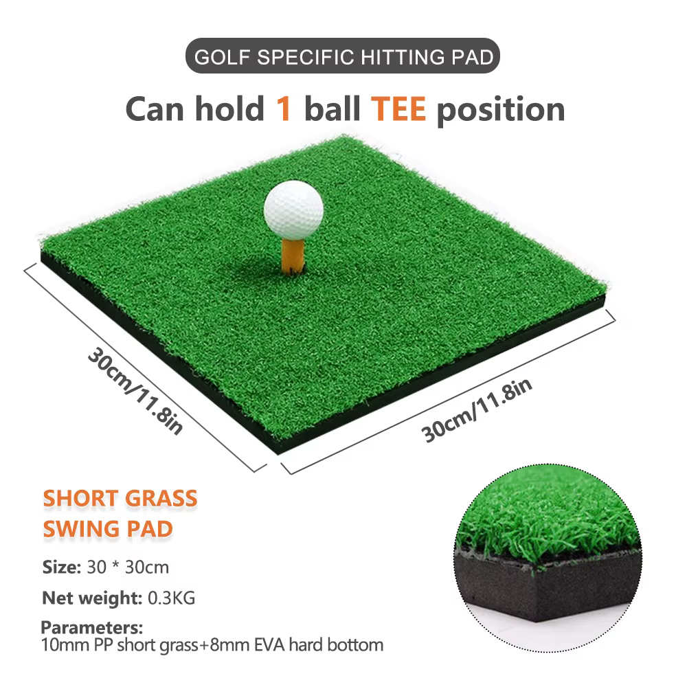 Tapis de frappe de Golf, aide à l'entraînement de Golf en intérieur et en extérieur, 4 Styles, Mini pratique, tapis d'herbe PP Durable, exercice d'arrière-cour, livraison directe