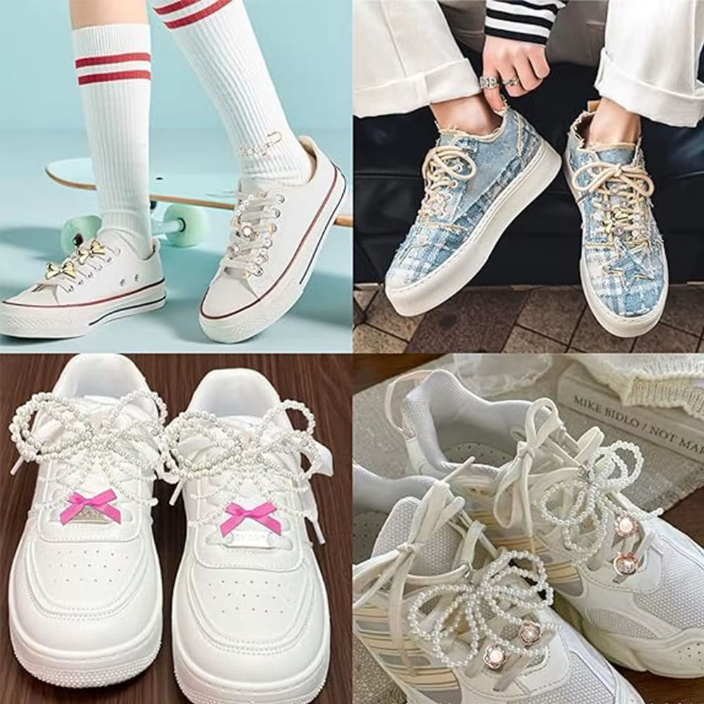 40 pièces breloques de chaussures bijoux
