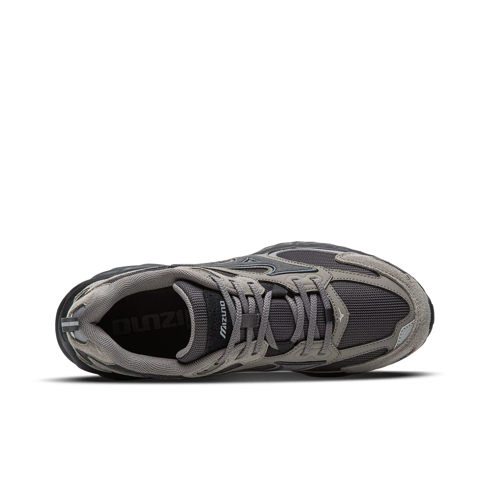 Mizuno ASTRO LS chaussures de course basses unisexe à fines rayures gris D1GH252102