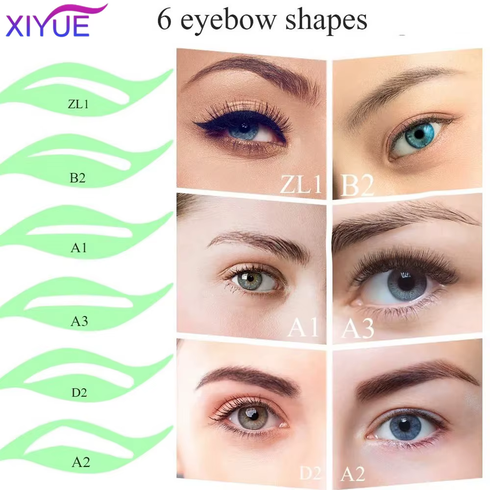 Femmes/hommes sourcils cheveux sourcils Six Style Jolie Style tissage artificiel dentelle travailleurs cheveux tressés sourcils perruques