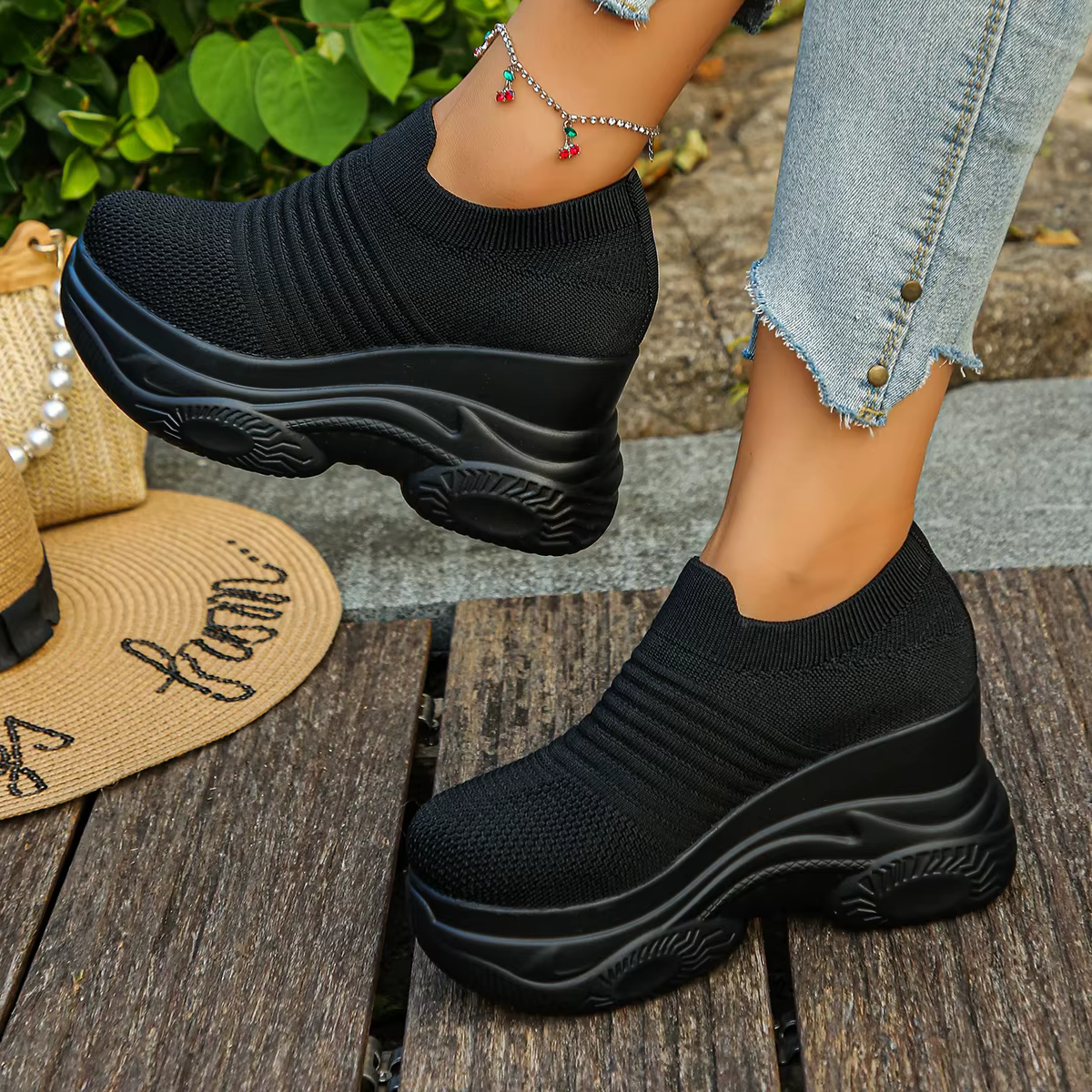 Femmes baskets plate-forme confortable chaussures De créateur décontractées