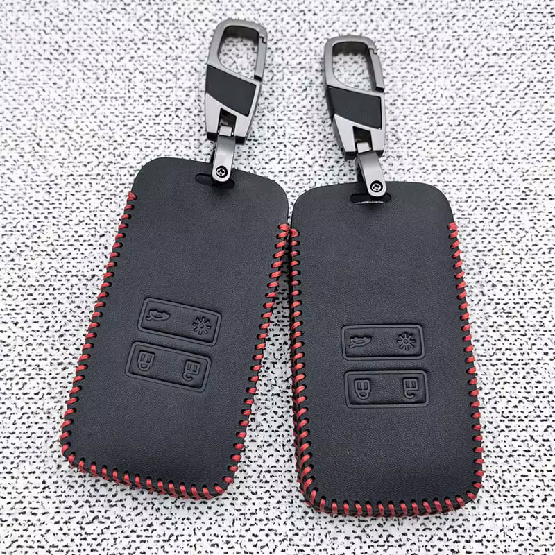 Housse de protection pour clé de voiture en cuir, accessoires pour Renault Megane Austral Kadjar Clio Captur Arkana Koleos Zoe Scenic Dacia Sand