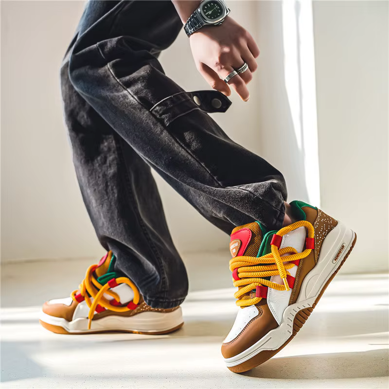 2025 Streetwear Hip Hop baskets hommes originaux sport Skateboard chaussures homme mode bas