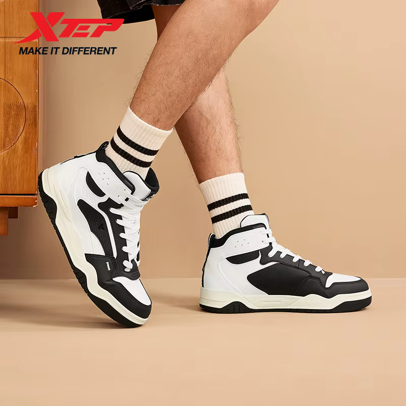 Xtep décontracté chaussures pour hommes Style de rue respirant mode Absorption des chocs durabilité coussin loisirs extérieur Sneaker 875319310001