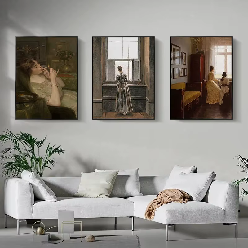Affiche de Portrait de femmes de la Renaissance, peinture sur toile féminine victorienne Vintage, Art Mural à la mode, décoration murale pour la maison, sans cadre