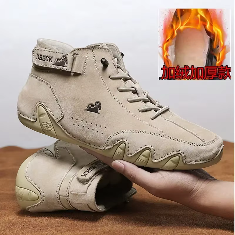 Nouvelles baskets décontractées en cuir pour hommes