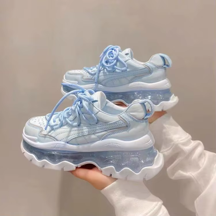 Baskets Respirantes à Plateforme pour Femme