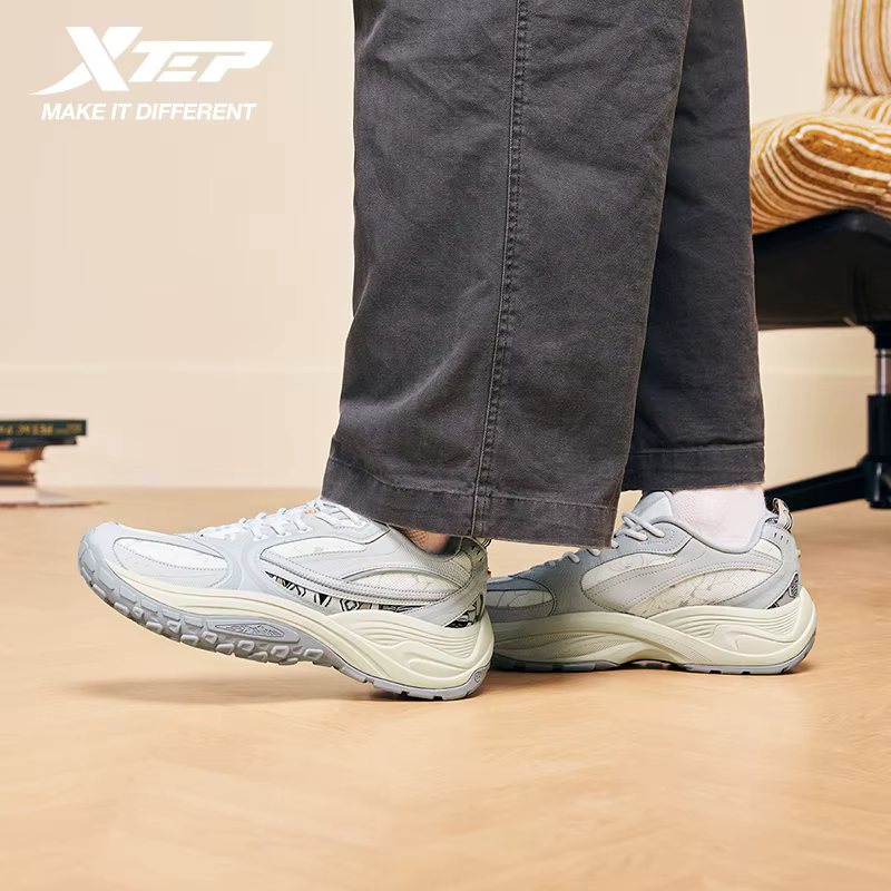Xtep Shanhai Shoes For Men Rebound Support Shock Absorption Walking