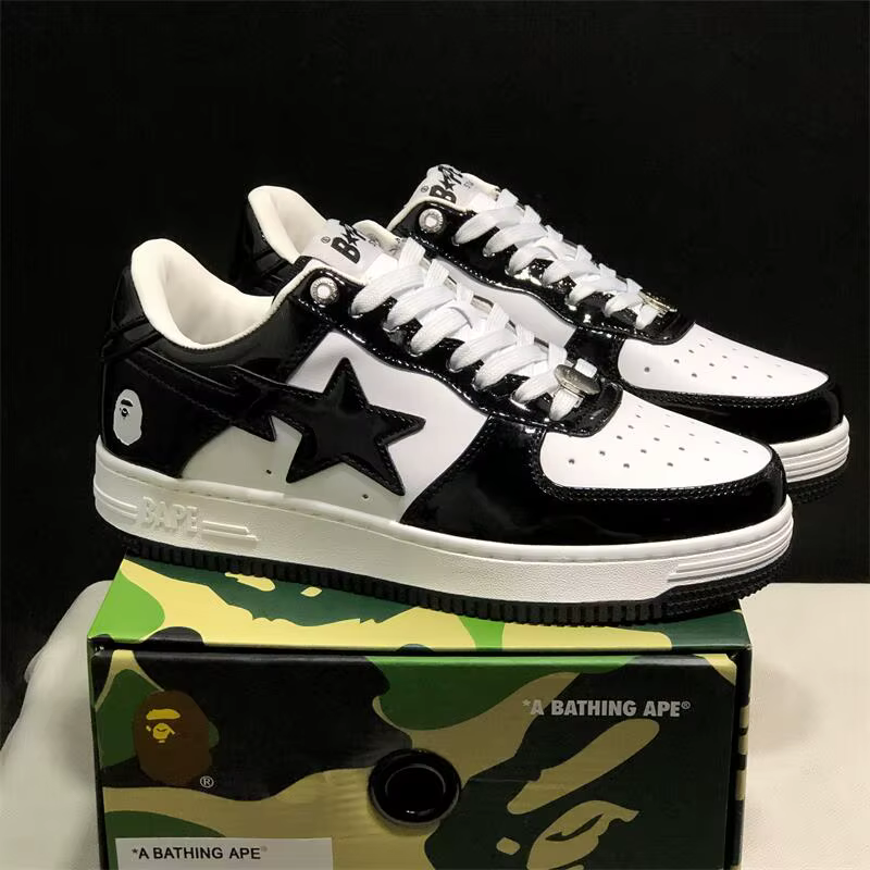 Nouvelles baskets de sport BAPE (BATHING APE) unisexe Low STA Shark Vibe BapeGoose pour le skateboard et la marche en extérieur 2026