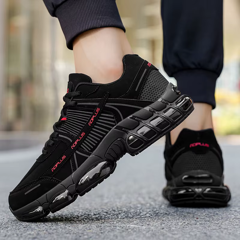 Baskets Chunky Tendance pour Hommes Grandes Tailles 39-48 Automne Hiver Respirantes en Maille Amortissantes Chaussures de Sport et Course en Extérieur