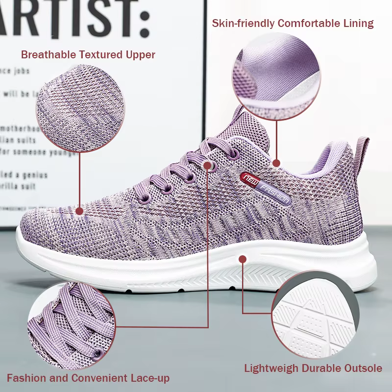 Chaussures de marche décontractées pour femmes