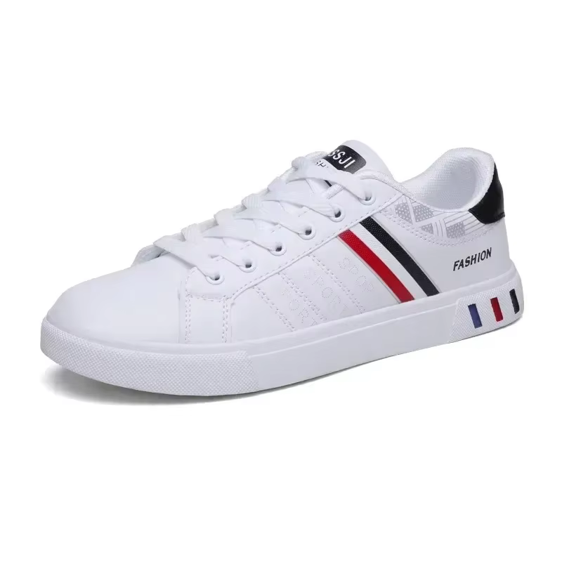 Baskets pour hommes chaussures décontractées blanches