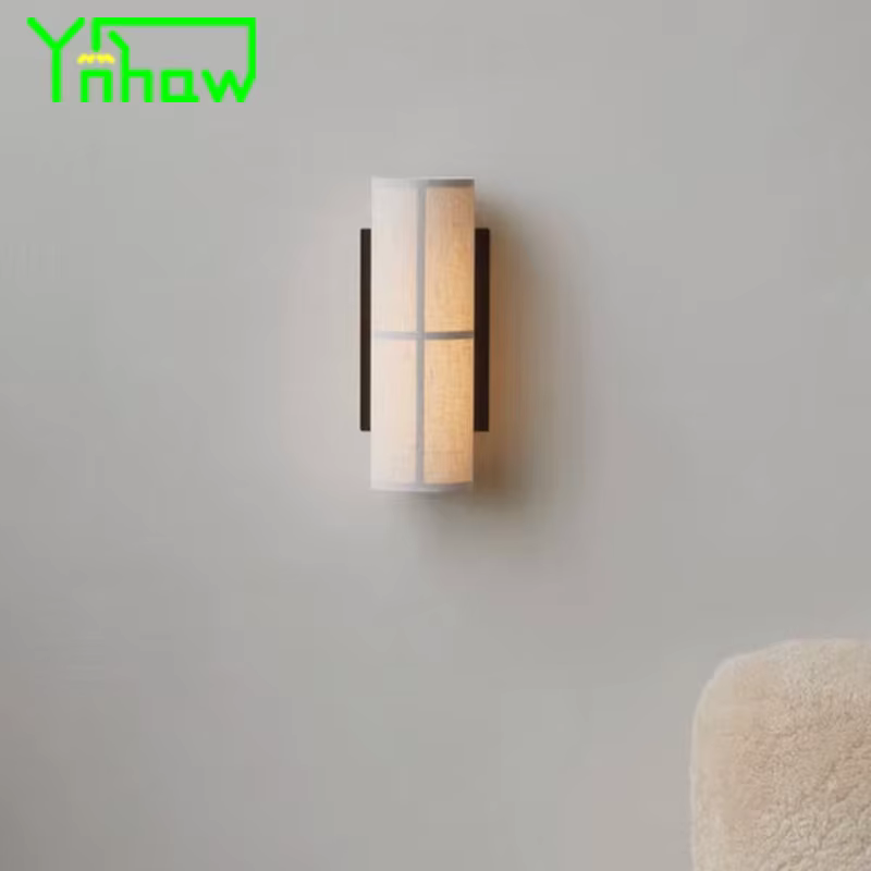 Lampe murale décorative Wabi Sabi japonaise, lumière d'ambiance pour salon, couloir, chambre à coucher, chevet, éclairage pour maison d'hôtes