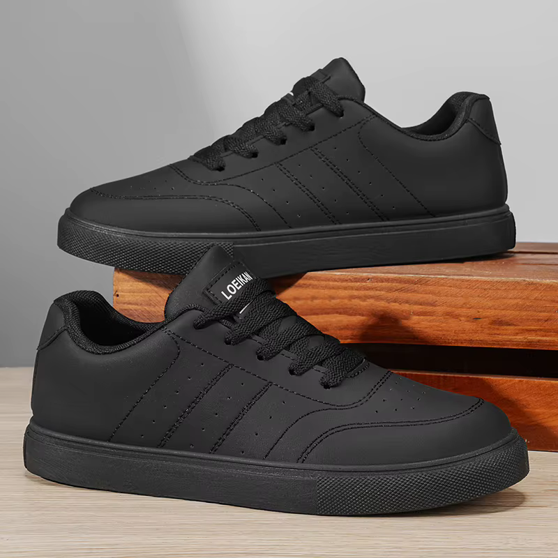 Sneakers classiques décontractées pour hommes | Chaussures de skate minimalistes à lacets
