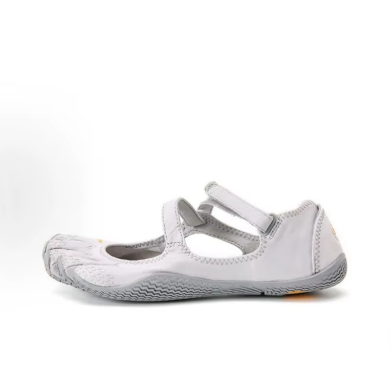Chaussures à cinq doigts noires et rouges pour femmes