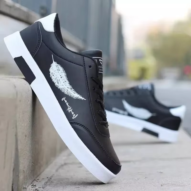 Baskets d'été en cuir pour hommes