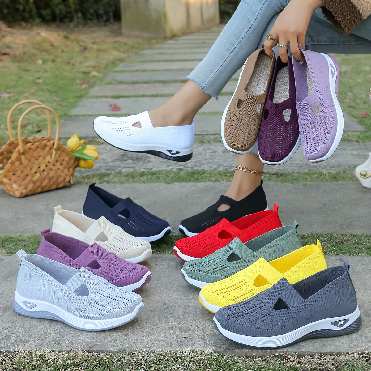 Chaussures de sport décontractées à la mode pour femmes