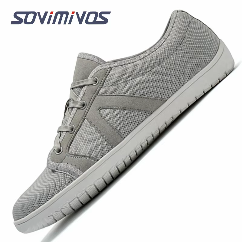 Chaussures pieds nus pour hommes Zero Drop minimaliste course à bout large boîte chaussure Tennis