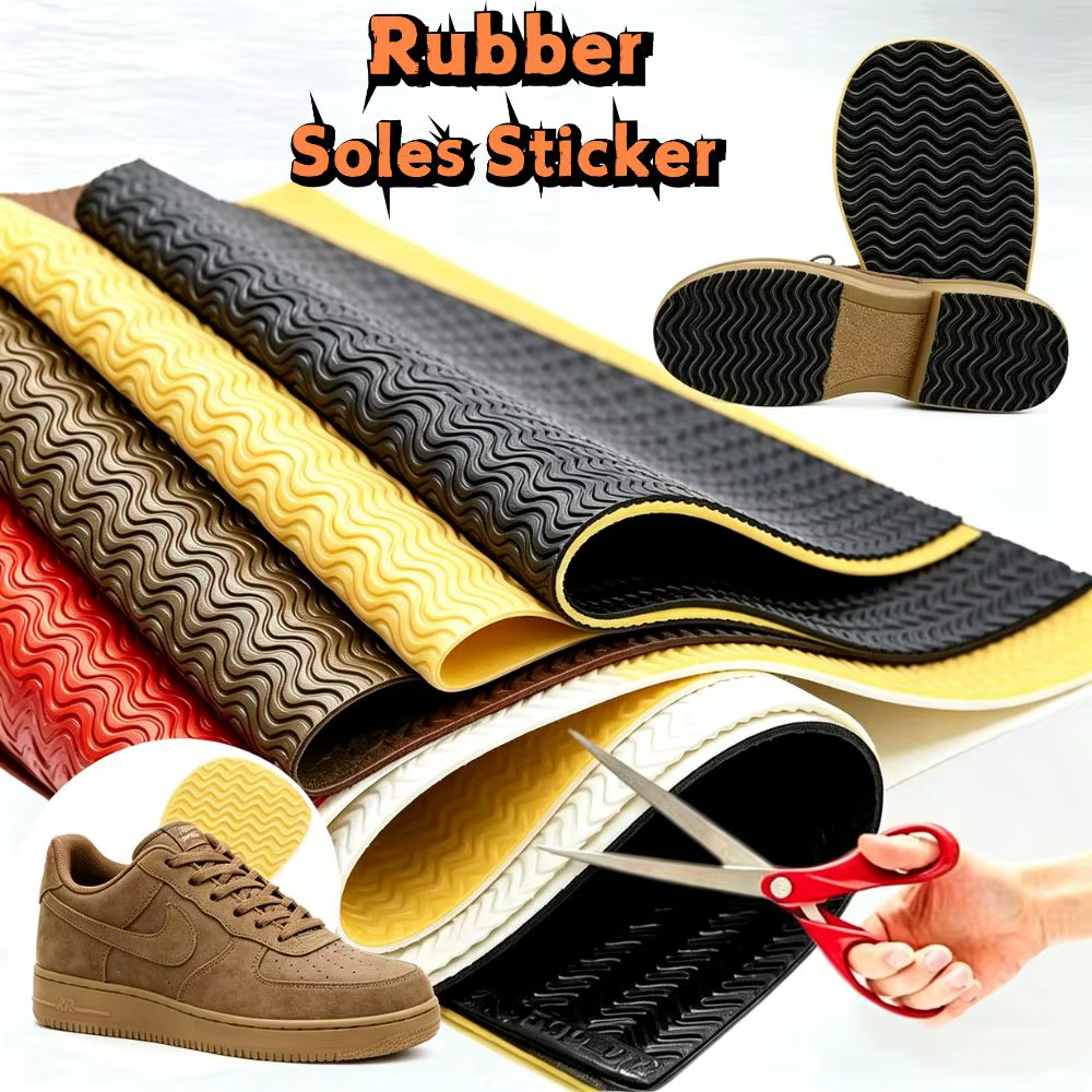 Semelles de chaussures antidérapantes en caoutchouc DIY