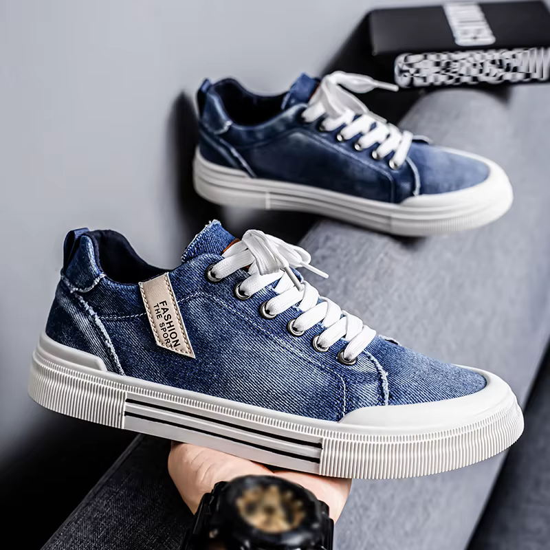 Chaussures en toile, chaussures de sport décontractées pour hommes