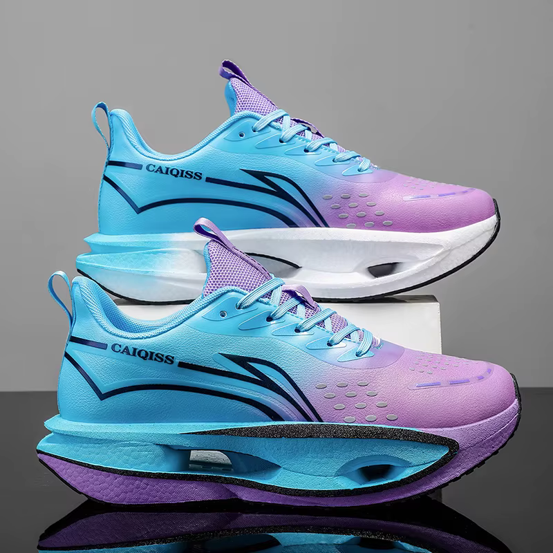 Sneakers classiques unisexes à tige basse - Matériaux synthétiques confortables et respirants