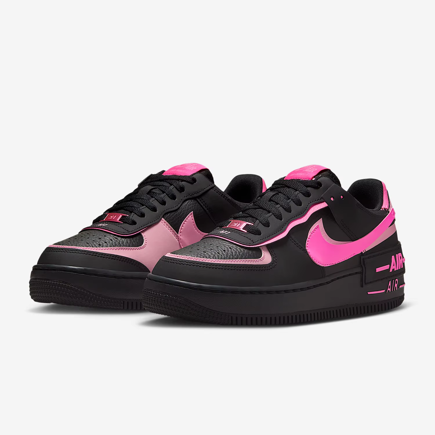 Nike véritable Air Force 1 chaussures à semelles épaisses légères à la mode pour femmes CI0919-006