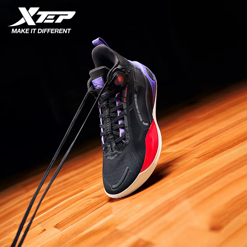 Xtep chaussures de basket hommes 2025 été résistant à l'usure respirant stabilité élastique léger baskets pour homme 875319120003