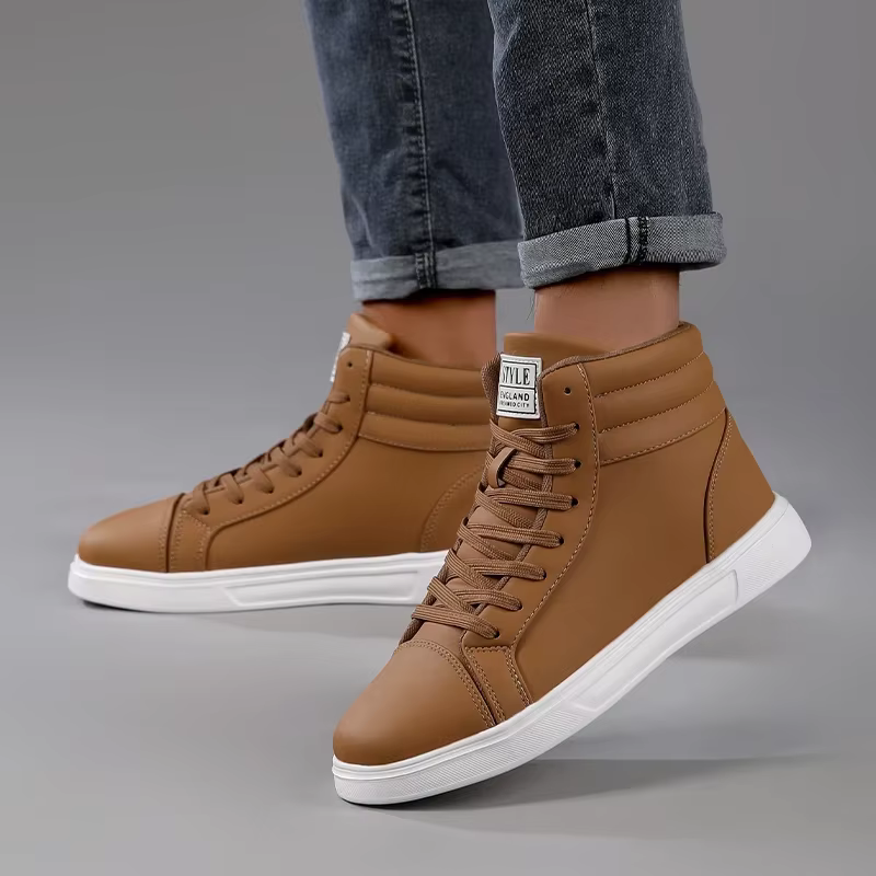 Baskets montantes en toile pour hommes