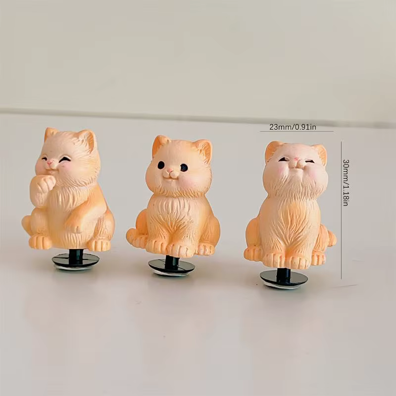 Breloques de chaussures chats 3D mignons