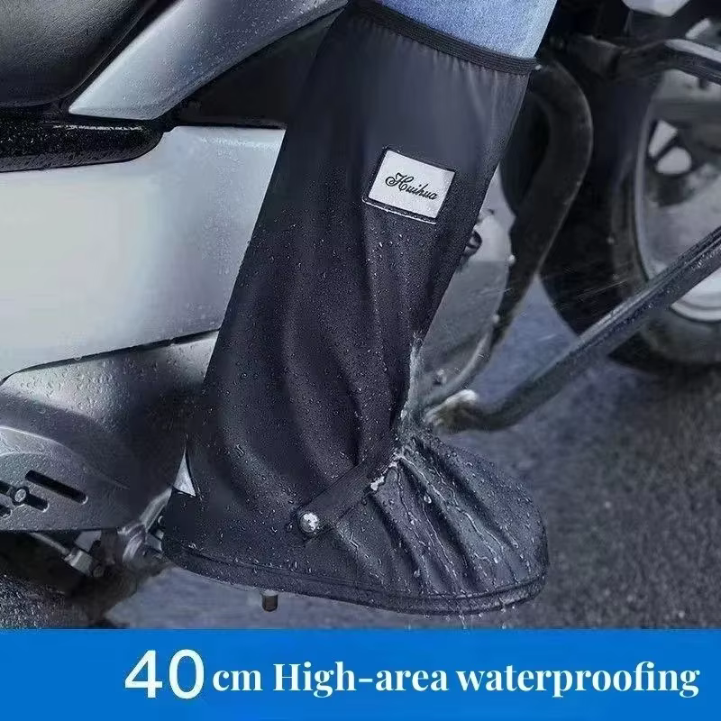 Couvre-chaussures de moto imperméables antidérapants pour la pluie et la neige