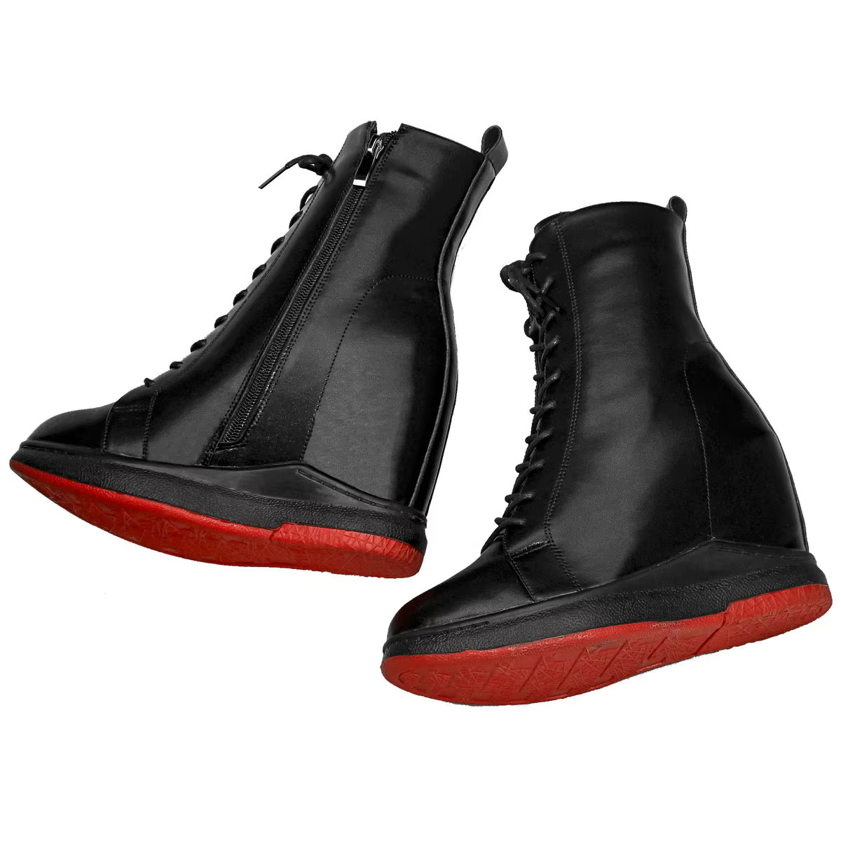 Bottes de neige en cuir véritable pour femme