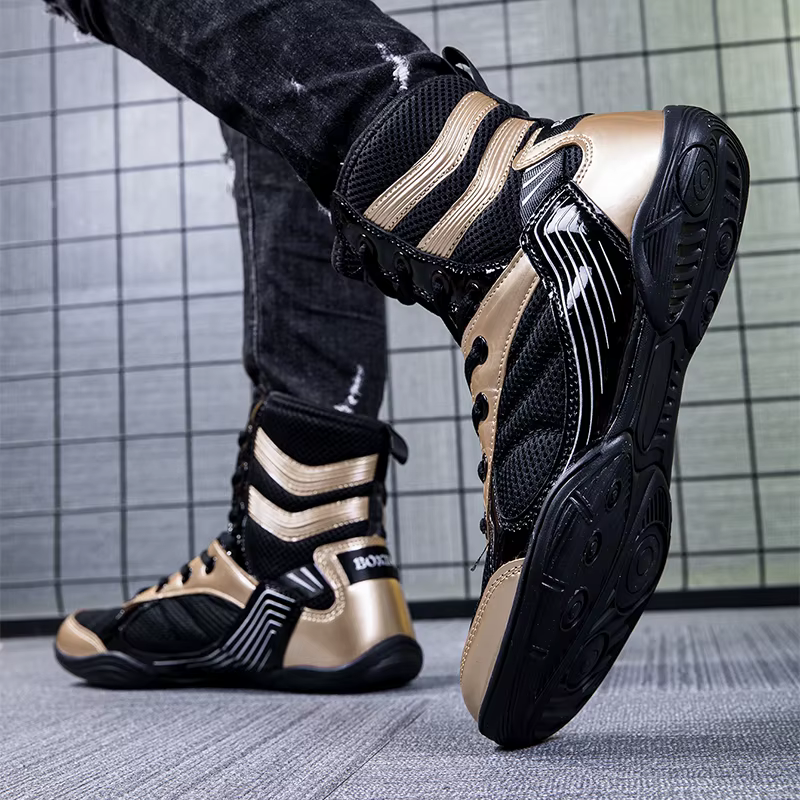 Chaussures de lutte antidérapantes