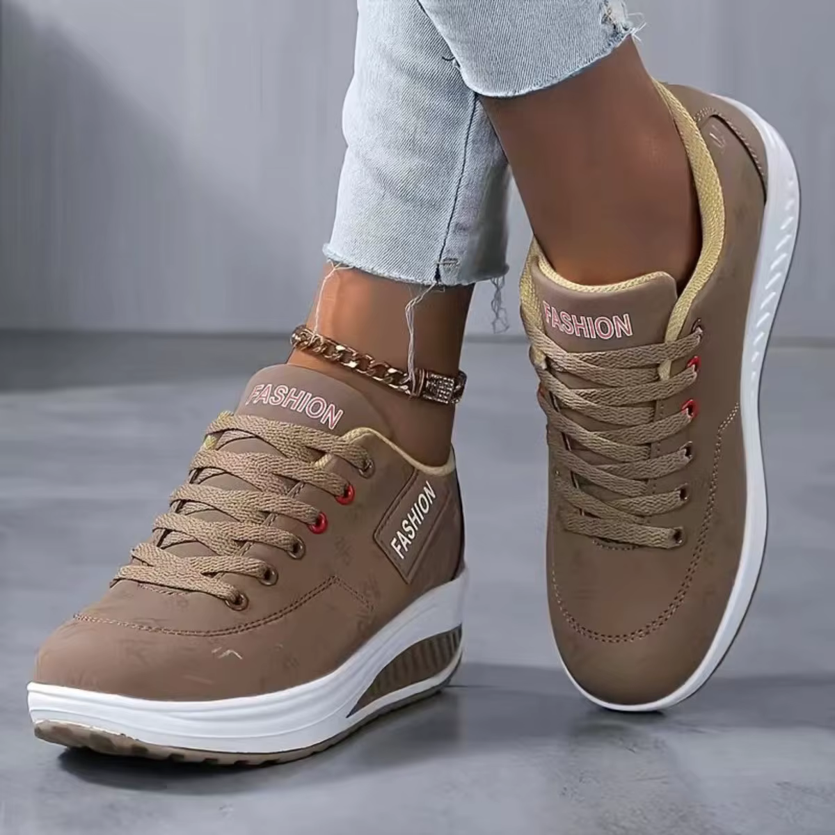 Femmes baskets mode plate-forme secouer chaussures