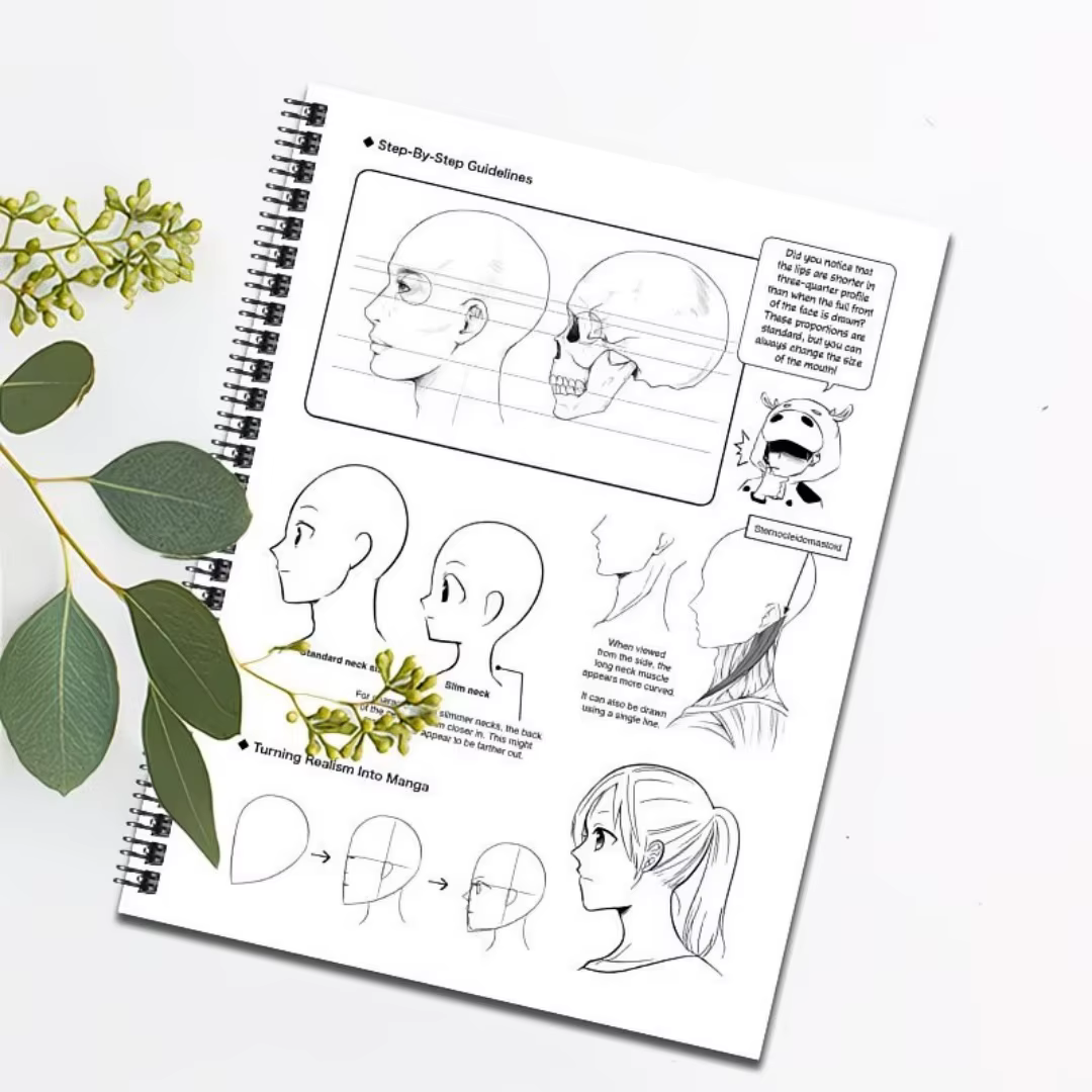 Comment dessiner les mangas anime les plus cool : Guide de tutoriel sur le dessin au trait - Libérez votre imagination et explorez le monde merveilleux