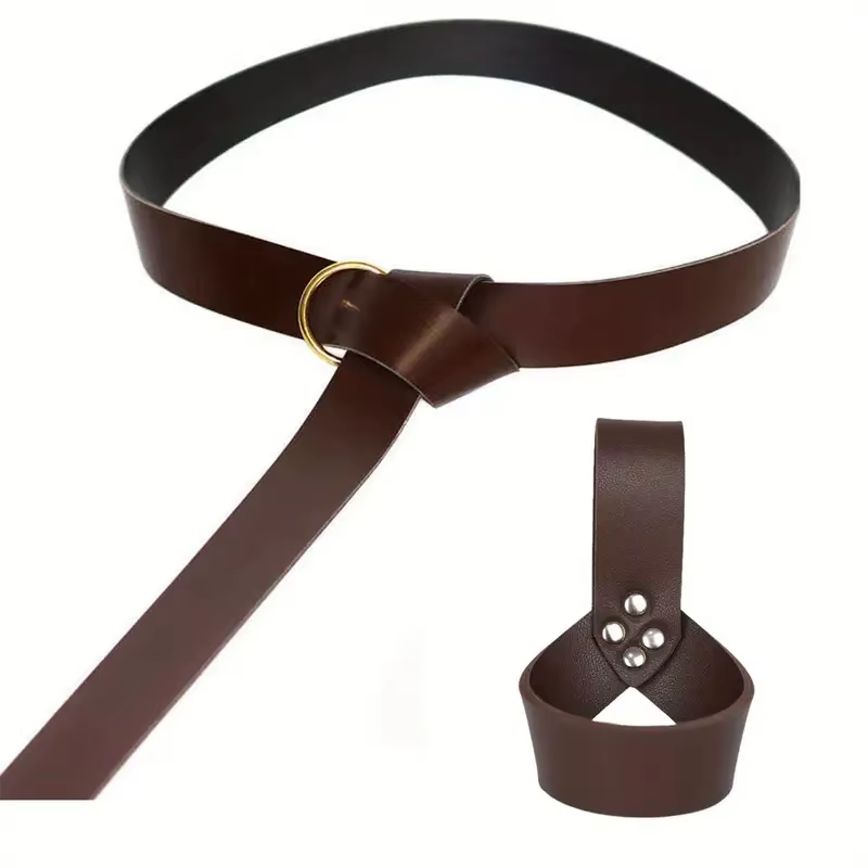Ceinture fourreau médiévale pour hommes, accessoires de chevalier de la Renaissance en cuir, porte-épée médiévale, Costume Viking, accessoires LARP
