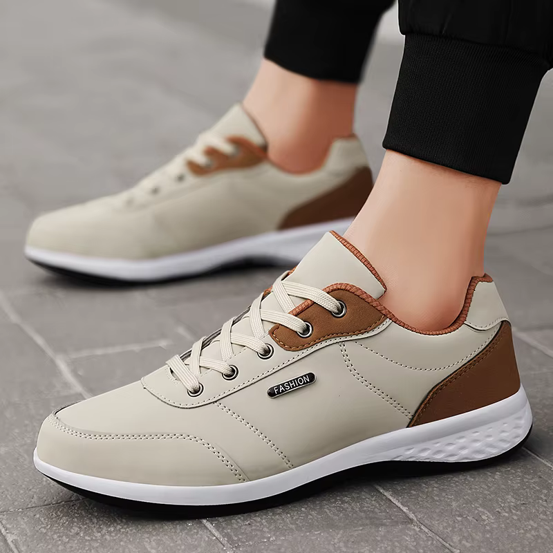 Nouveau Balan hommes chaussures en cuir Sneaker tendance