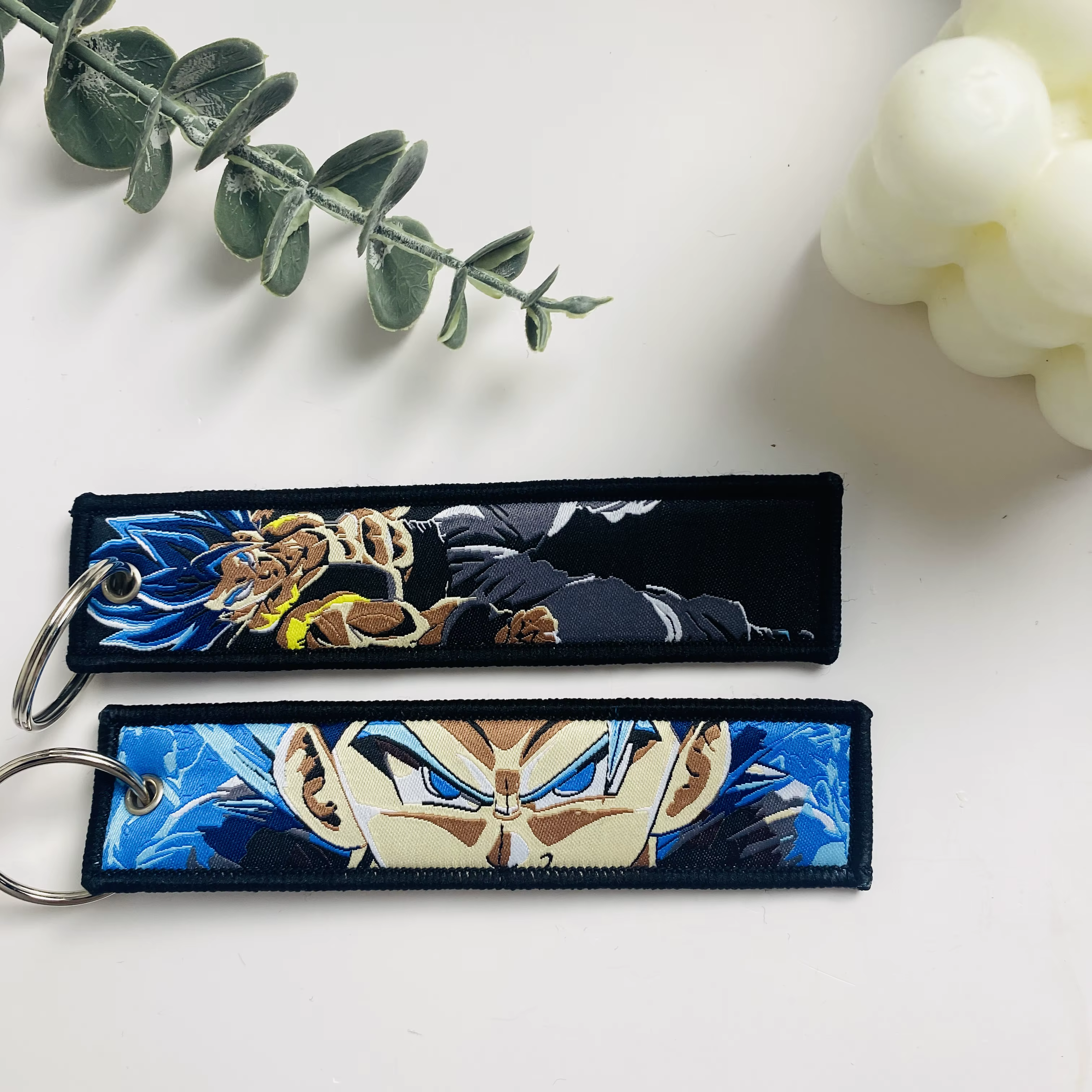 Porte-Clés Brodé à Motif d'Anime Japonais, Accessoire pour Sac à Dos, Voiture, Cadeau à la Mode