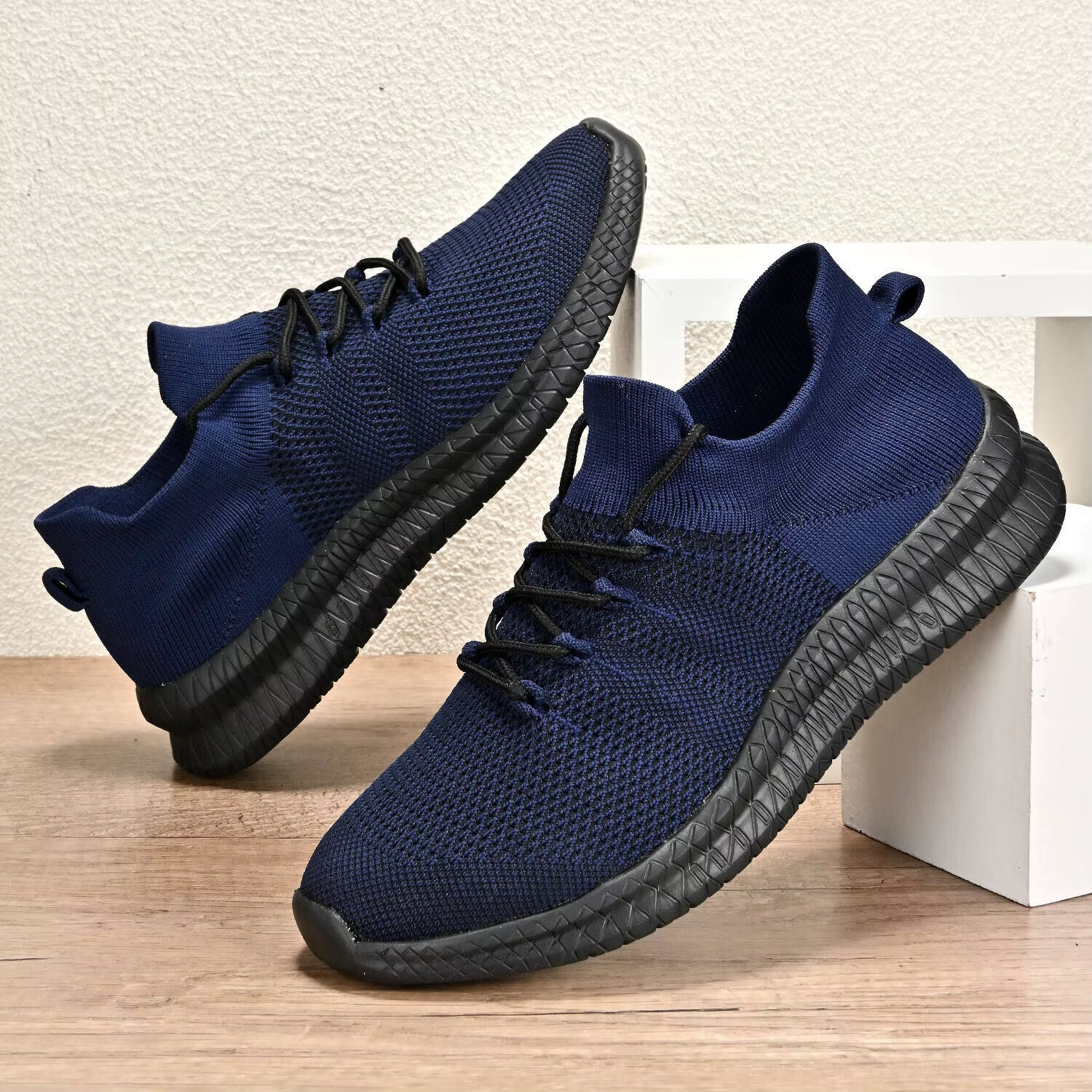 Baskets pour hommes, chaussures à enfiler de haute qualité