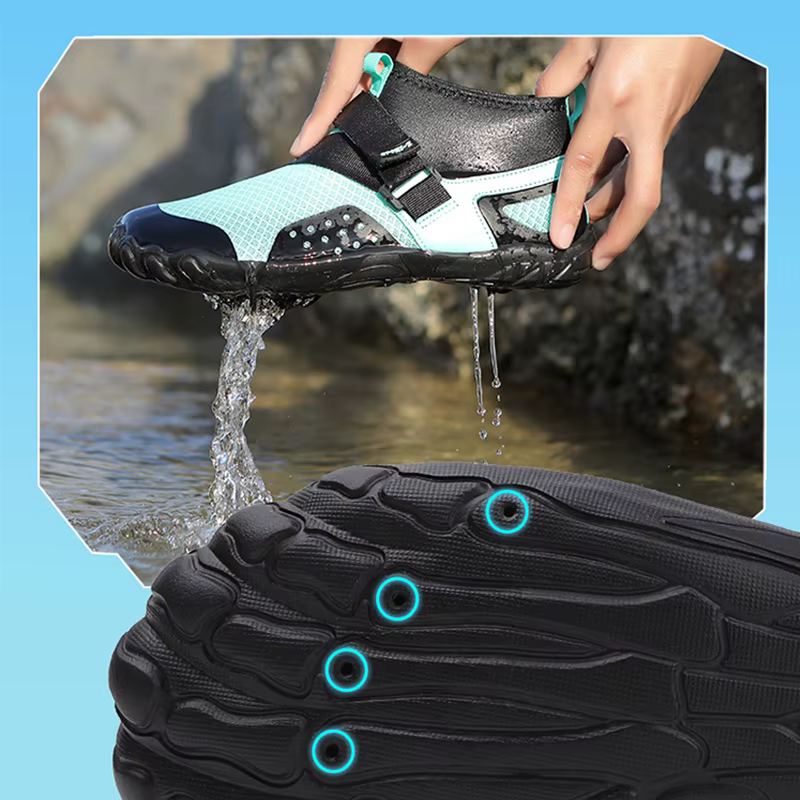 Chaussures d'eau de natation unisexes