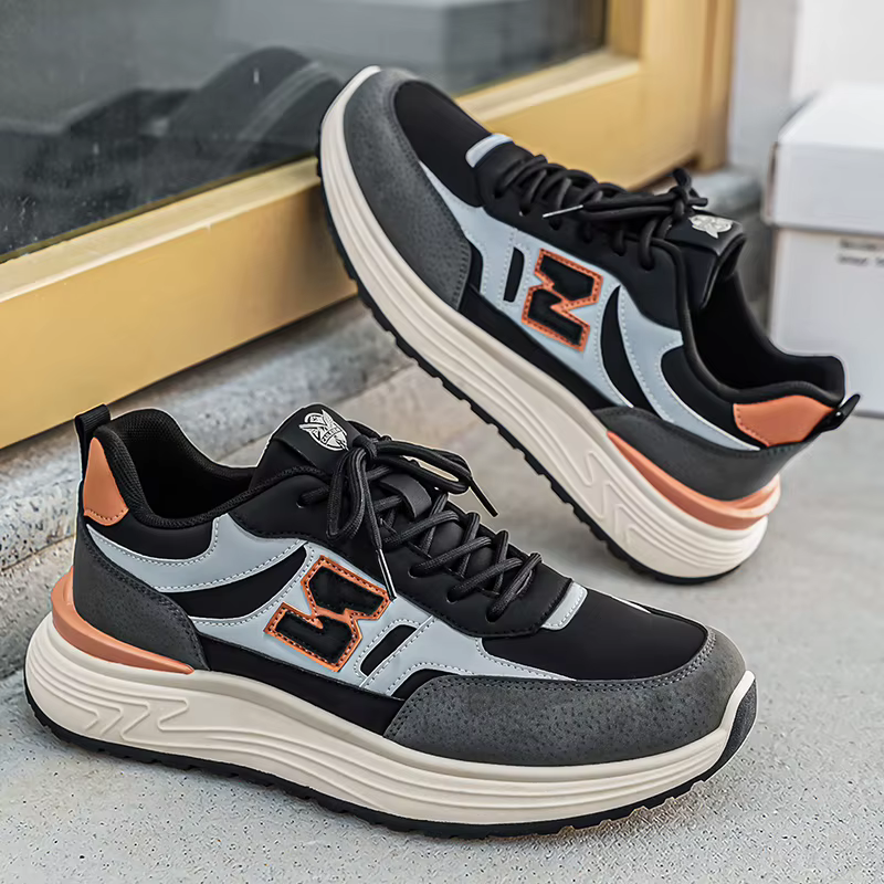 Baskets tendance pour hommes 2026 – Chaussures de sport décontractées et respirantes résistantes à l'usure pour l'extérieur et le skateboard