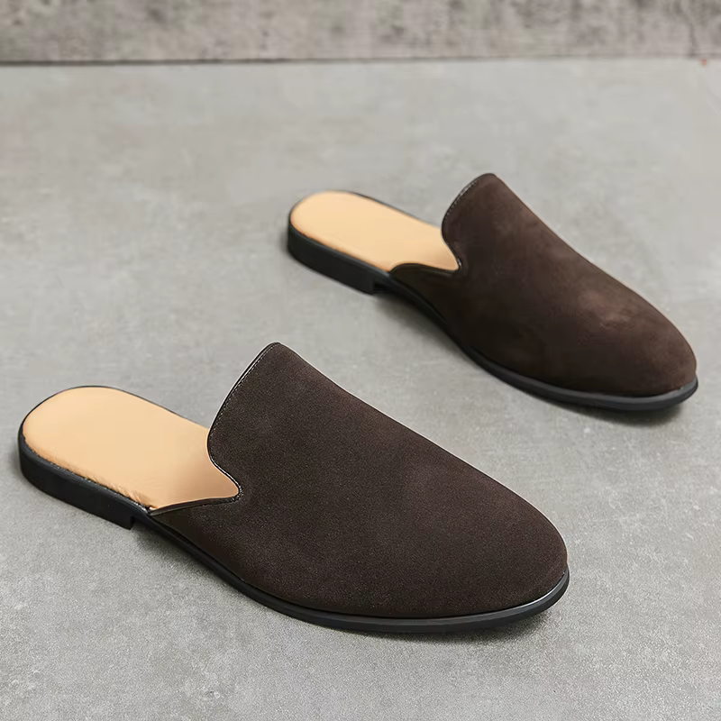 Chaussures en daim à l'offre elles souples pour hommes