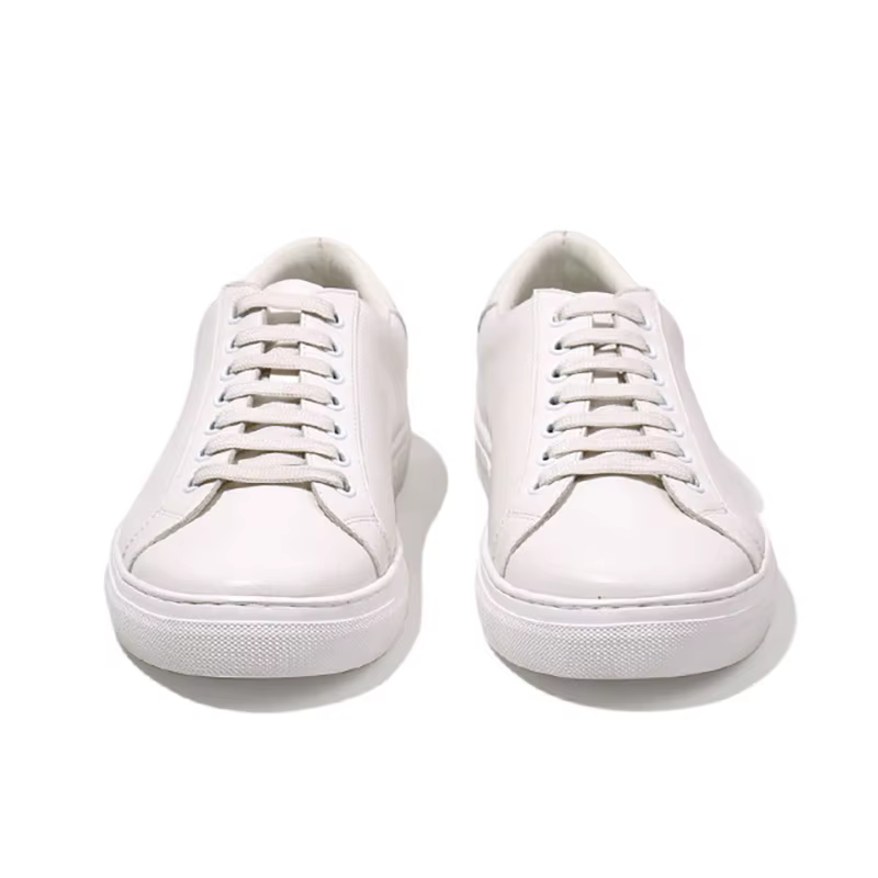 ALAIS MAE Baskets blanches en cuir pour hommes